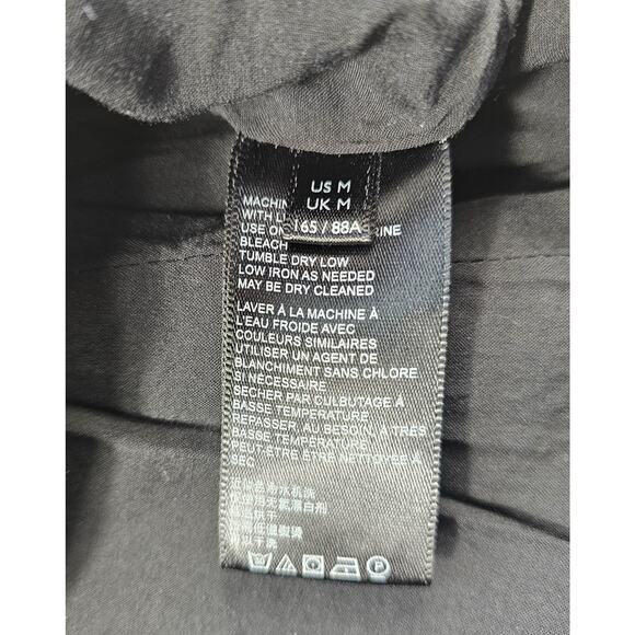 UO Monette Black Jacquard Mini Dress size M wool blend flirty whimsigoth EUC emo - Picture 9 of 12